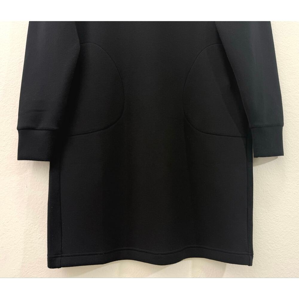 Spanx AirEssentials Crewneck Dress Black Size XS Modal Knit Pockets - Picture 7 of 10